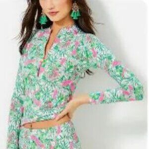 NWT Lilly Pulitzer Nayte Rashguard Top UPF 50+